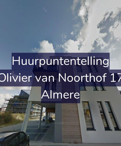 Foto gevel Huurpuntentelling voor Olivier van Noorthof 17, Almere