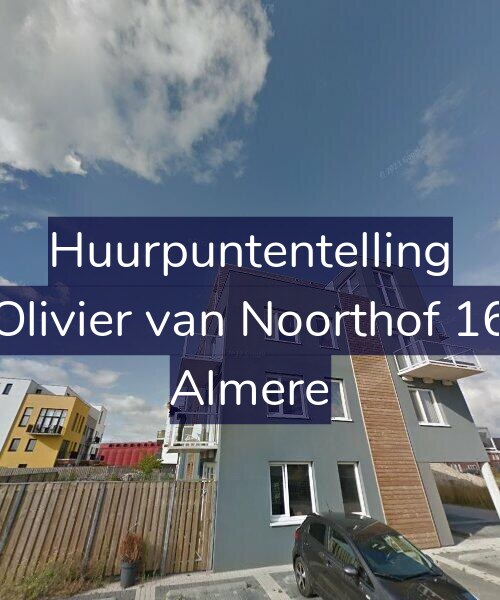 Foto gevel Huurpuntentelling voor Olivier van Noorthof 16, Almere