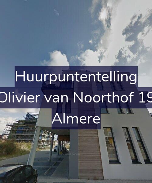 Foto gevel Huurpuntentelling voor Olivier van Noorthof 19, Almere