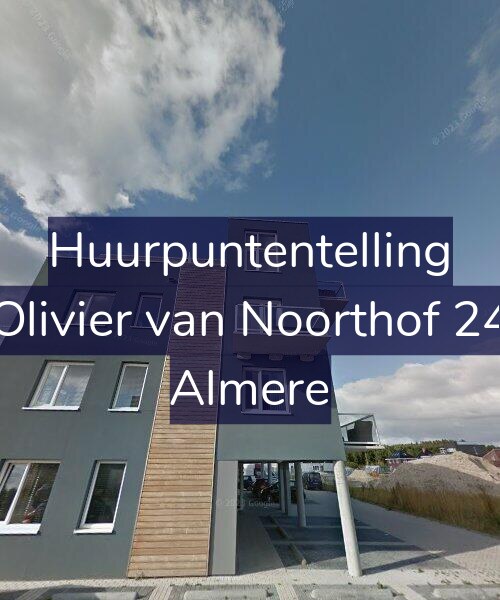 Foto gevel Huurpuntentelling voor Olivier van Noorthof 24, Almere