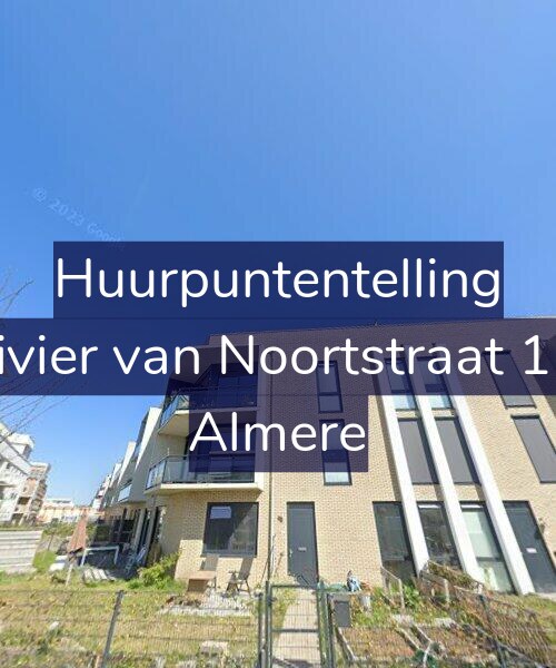Foto gevel Huurpuntentelling voor Olivier van Noortstraat 178, Almere
