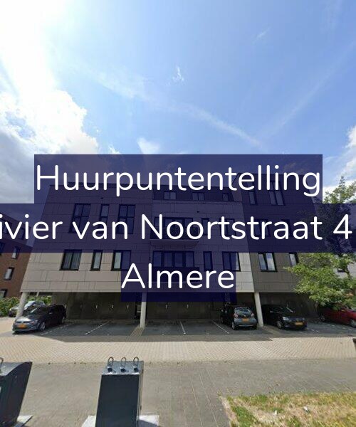 Foto gevel Huurpuntentelling voor Olivier van Noortstraat 4-H, Almere