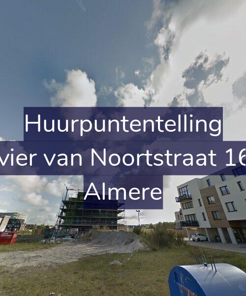 Foto gevel Huurpuntentelling voor Olivier van Noortstraat 16-C, Almere