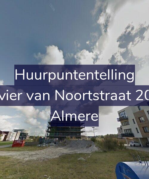 Foto gevel Huurpuntentelling voor Olivier van Noortstraat 20-B, Almere