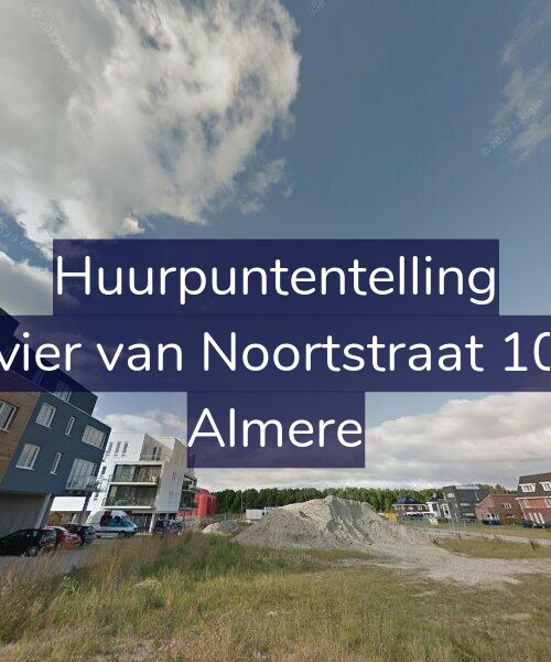 Foto gevel Huurpuntentelling voor Olivier van Noortstraat 10-D, Almere