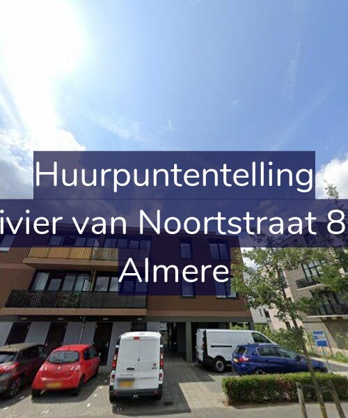 Foto gevel Huurpuntentelling voor Olivier van Noortstraat 8-C, Almere