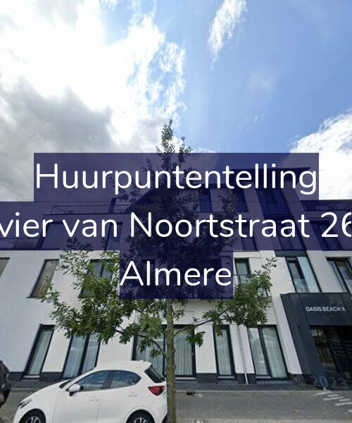 Foto gevel Huurpuntentelling voor Olivier van Noortstraat 26-R, Almere
