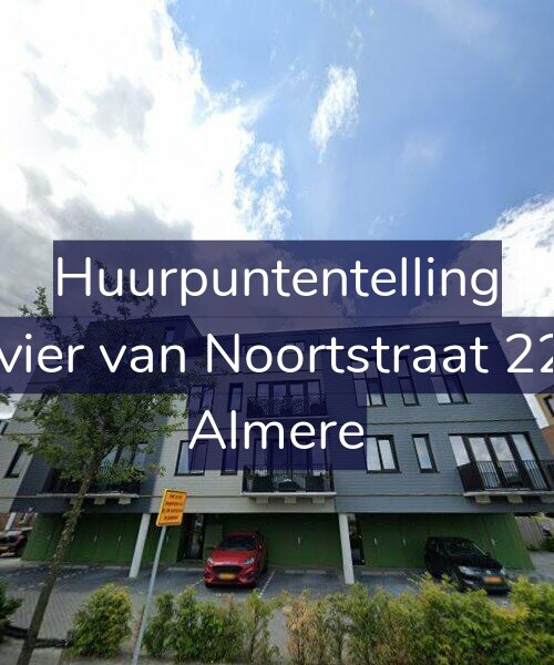 Foto gevel Huurpuntentelling voor Olivier van Noortstraat 22-P, Almere