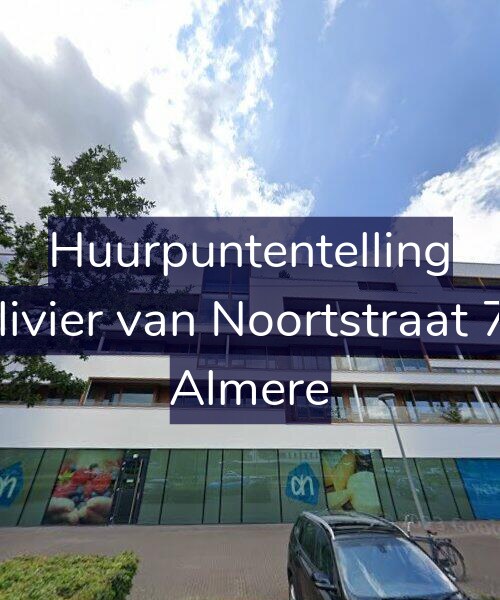 Foto gevel Huurpuntentelling voor Olivier van Noortstraat 72, Almere