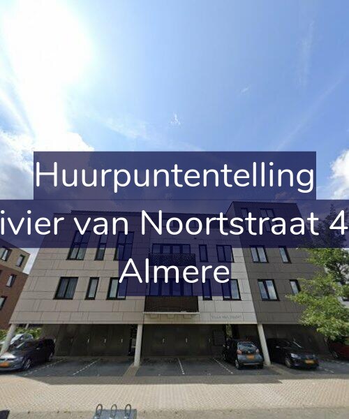 Foto gevel Huurpuntentelling voor Olivier van Noortstraat 4-T, Almere