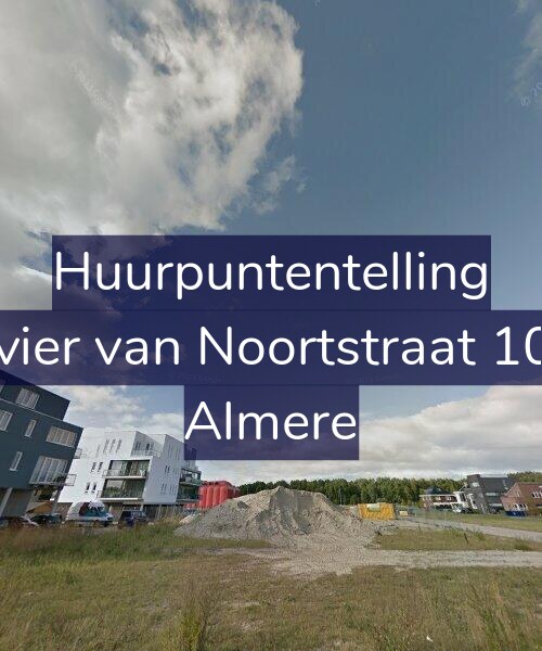 Foto gevel Huurpuntentelling voor Olivier van Noortstraat 10-A, Almere