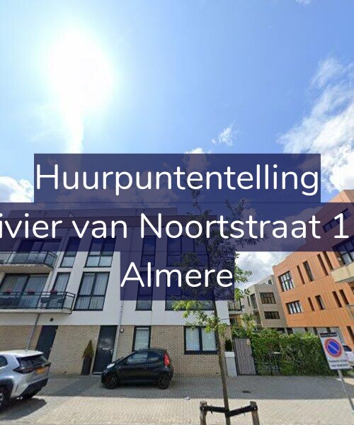 Foto gevel Huurpuntentelling voor Olivier van Noortstraat 158, Almere