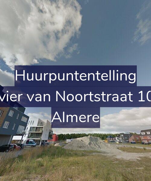 Foto gevel Huurpuntentelling voor Olivier van Noortstraat 10-C, Almere