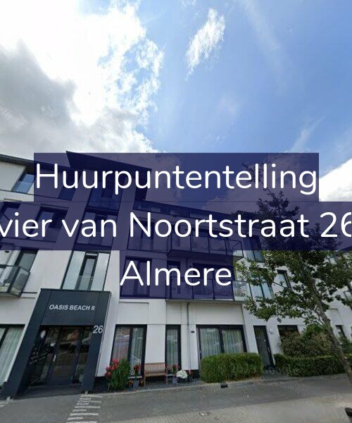 Foto gevel Huurpuntentelling voor Olivier van Noortstraat 26-G, Almere