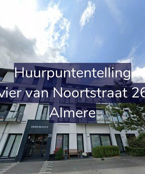 Foto gevel Huurpuntentelling voor Olivier van Noortstraat 26-D, Almere