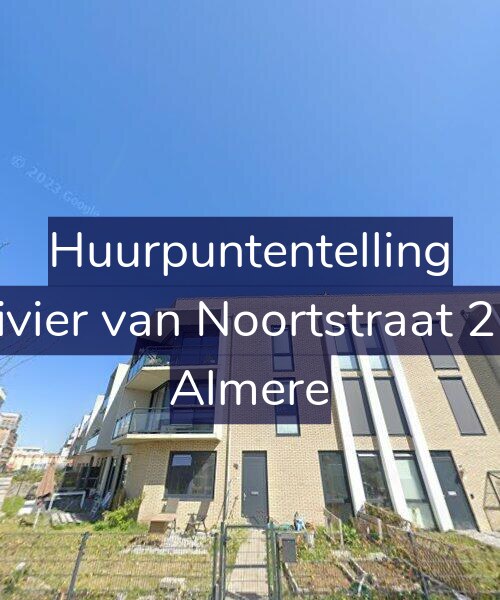 Foto gevel Huurpuntentelling voor Olivier van Noortstraat 212, Almere