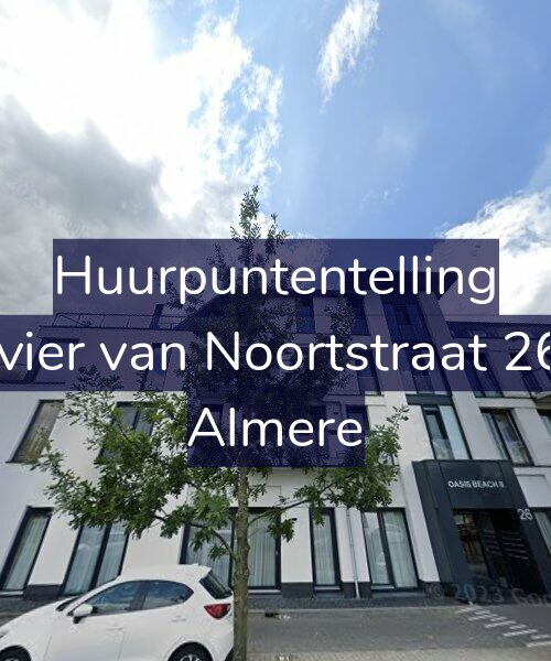 Foto gevel Huurpuntentelling voor Olivier van Noortstraat 26-K, Almere