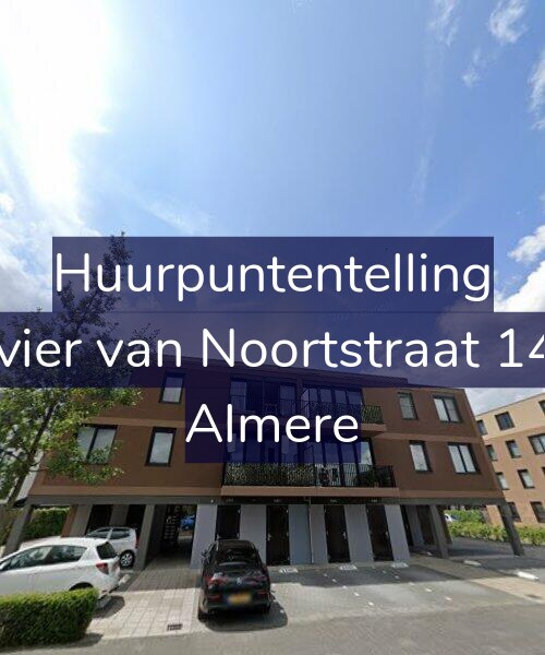 Foto gevel Huurpuntentelling voor Olivier van Noortstraat 14-B, Almere
