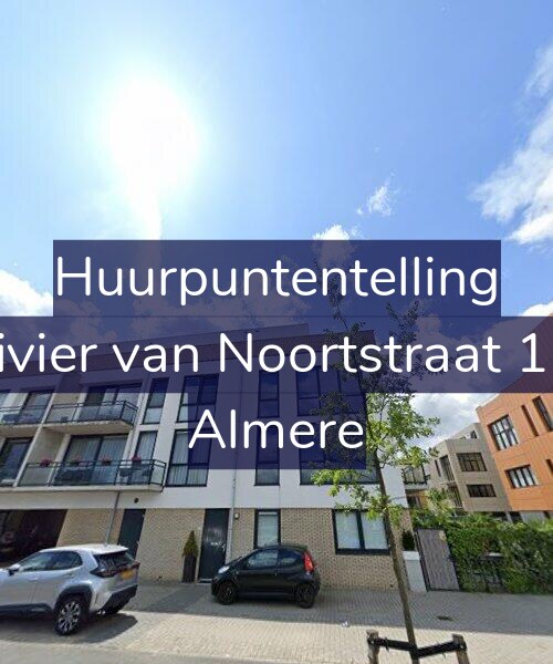 Foto gevel Huurpuntentelling voor Olivier van Noortstraat 154, Almere