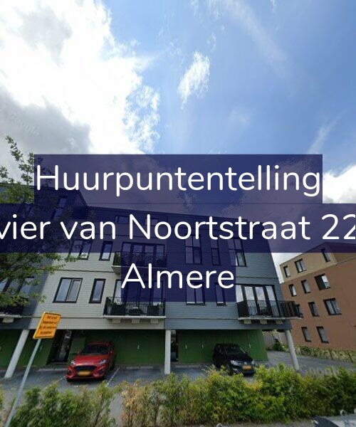 Foto gevel Huurpuntentelling voor Olivier van Noortstraat 22-M, Almere
