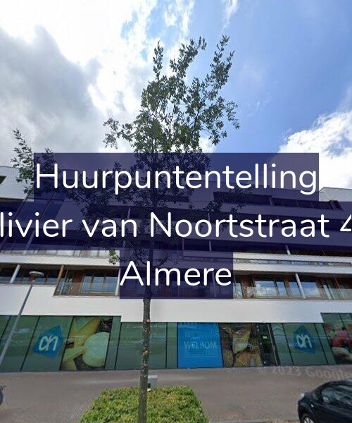 Foto gevel Huurpuntentelling voor Olivier van Noortstraat 40, Almere