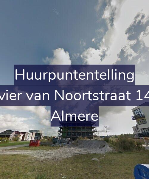 Foto gevel Huurpuntentelling voor Olivier van Noortstraat 14-A, Almere