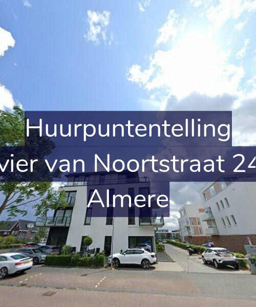 Foto gevel Huurpuntentelling voor Olivier van Noortstraat 24-G, Almere