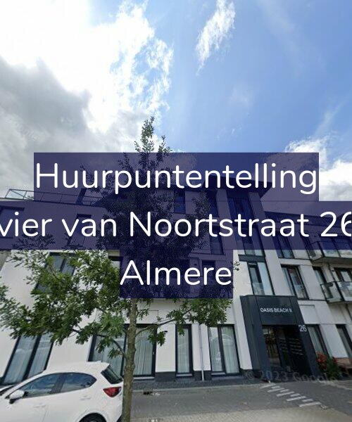 Foto gevel Huurpuntentelling voor Olivier van Noortstraat 26-A, Almere