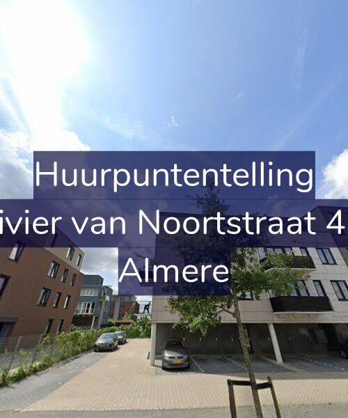 Foto gevel Huurpuntentelling voor Olivier van Noortstraat 4-A, Almere