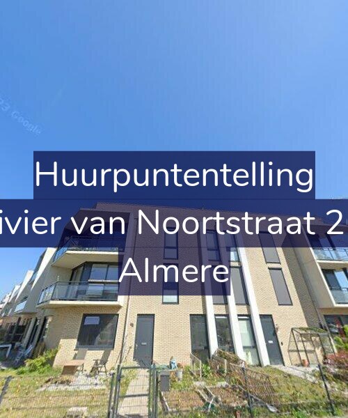 Foto gevel Huurpuntentelling voor Olivier van Noortstraat 208, Almere