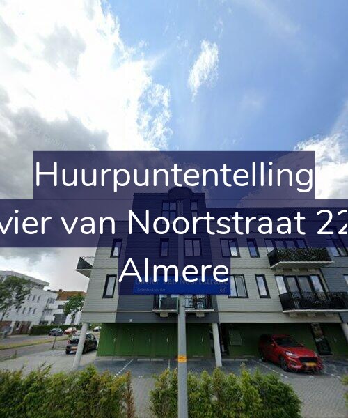 Foto gevel Huurpuntentelling voor Olivier van Noortstraat 22-D, Almere