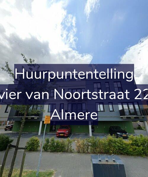Foto gevel Huurpuntentelling voor Olivier van Noortstraat 22-H, Almere