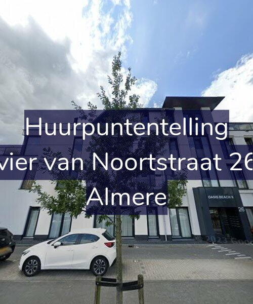 Foto gevel Huurpuntentelling voor Olivier van Noortstraat 26-H, Almere
