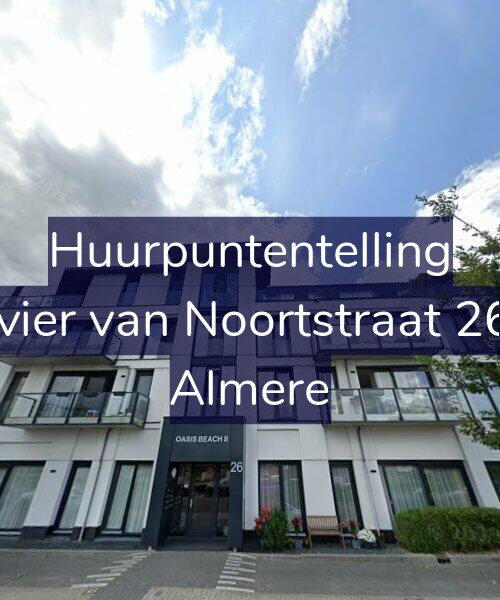 Foto gevel Huurpuntentelling voor Olivier van Noortstraat 26-X, Almere
