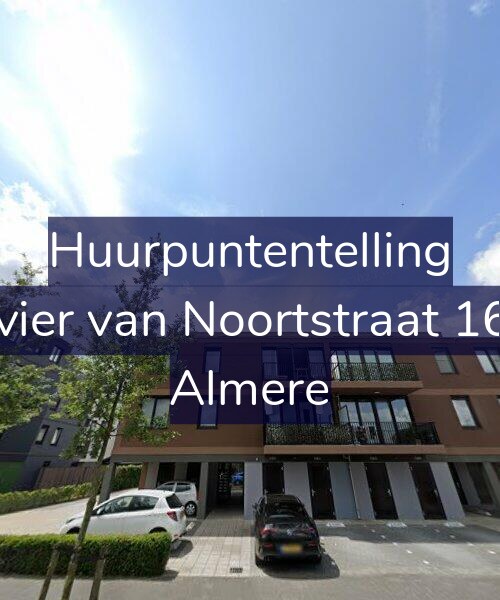 Foto gevel Huurpuntentelling voor Olivier van Noortstraat 16-D, Almere