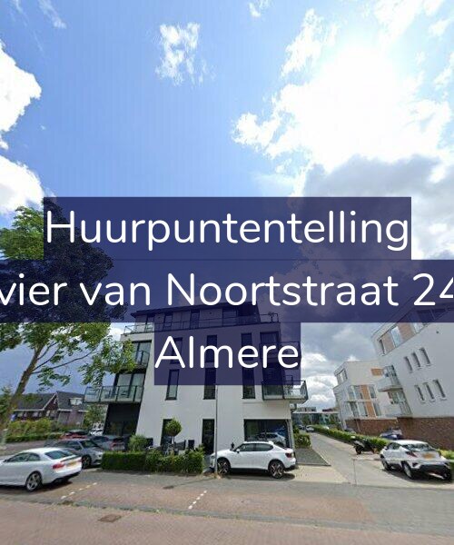 Foto gevel Huurpuntentelling voor Olivier van Noortstraat 24-D, Almere