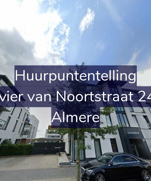 Foto gevel Huurpuntentelling voor Olivier van Noortstraat 24-K, Almere