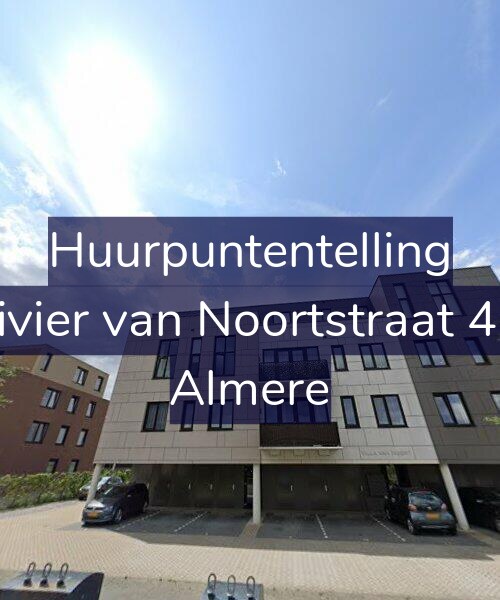Foto gevel Huurpuntentelling voor Olivier van Noortstraat 4-N, Almere