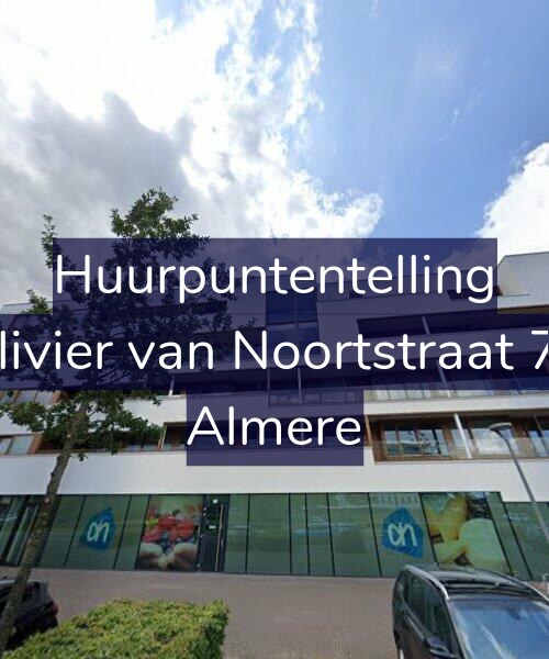 Foto gevel Huurpuntentelling voor Olivier van Noortstraat 74, Almere