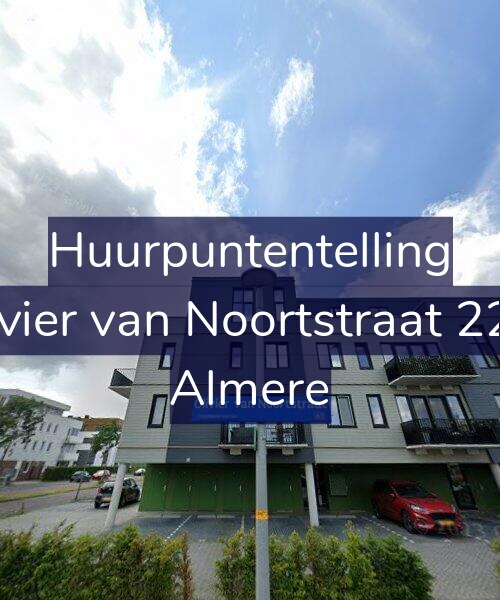 Foto gevel Huurpuntentelling voor Olivier van Noortstraat 22-K, Almere