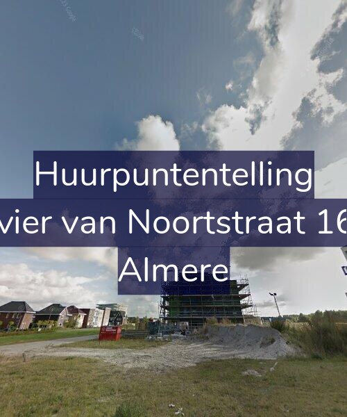 Foto gevel Huurpuntentelling voor Olivier van Noortstraat 16-B, Almere