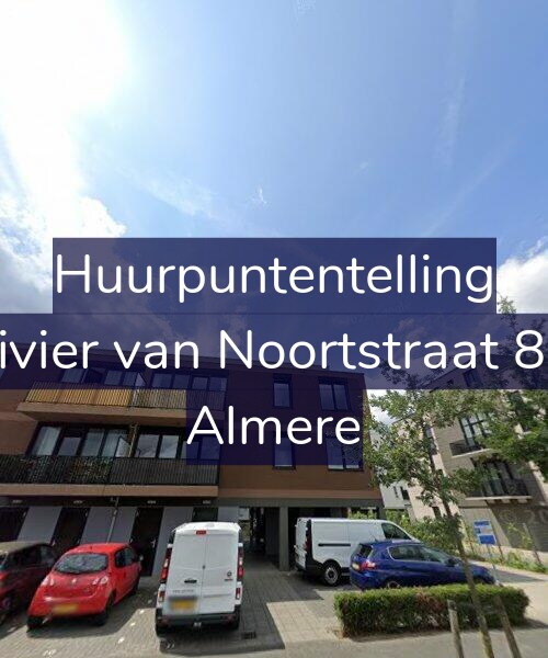 Foto gevel Huurpuntentelling voor Olivier van Noortstraat 8-B, Almere