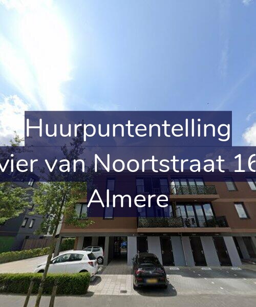 Foto gevel Huurpuntentelling voor Olivier van Noortstraat 16-A, Almere
