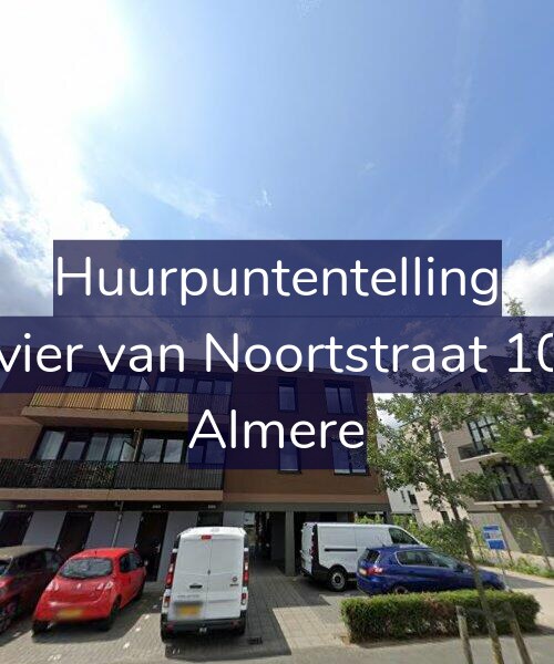 Foto gevel Huurpuntentelling voor Olivier van Noortstraat 10-B, Almere