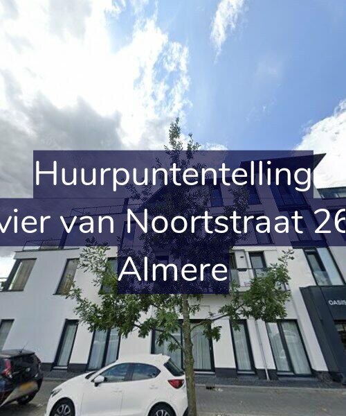 Foto gevel Huurpuntentelling voor Olivier van Noortstraat 26-Q, Almere