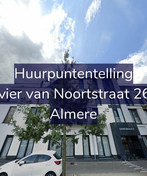 Foto gevel Huurpuntentelling voor Olivier van Noortstraat 26-B, Almere