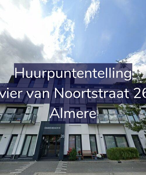 Foto gevel Huurpuntentelling voor Olivier van Noortstraat 26-S, Almere