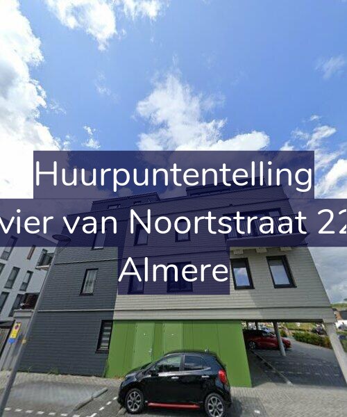 Foto gevel Huurpuntentelling voor Olivier van Noortstraat 22-T, Almere