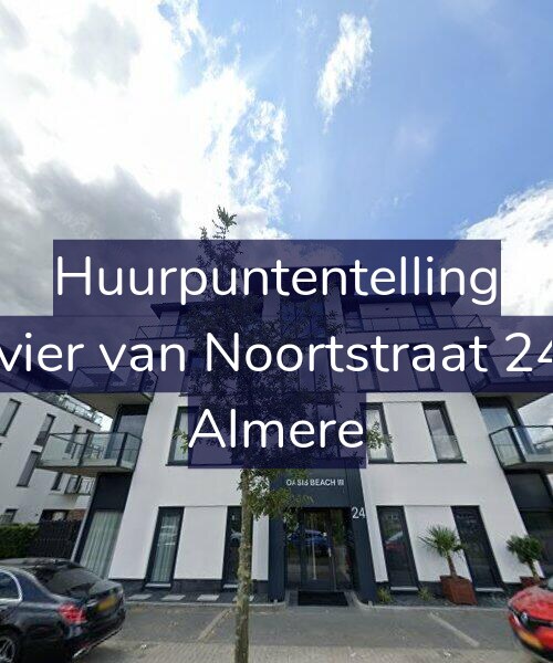 Foto gevel Huurpuntentelling voor Olivier van Noortstraat 24-P, Almere
