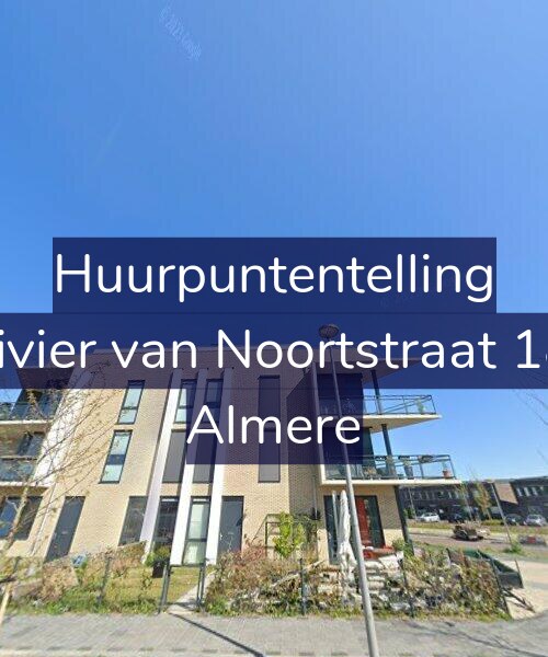 Foto gevel Huurpuntentelling voor Olivier van Noortstraat 180, Almere